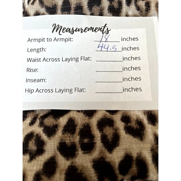 Women's Small Zara Animal Print Brown Dress, 3/4 Sleeves, Smock Style - Picture 6 of 8